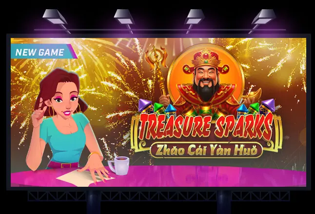 Treasure Sparks live at Uptown Pokies