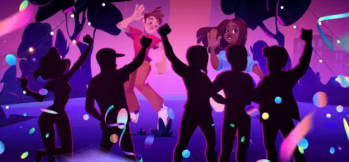 Dancing people